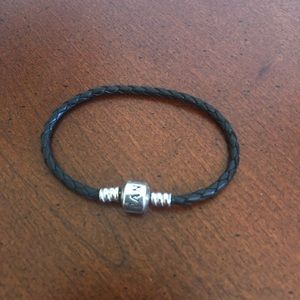 7” Pandora Leather Bracelet